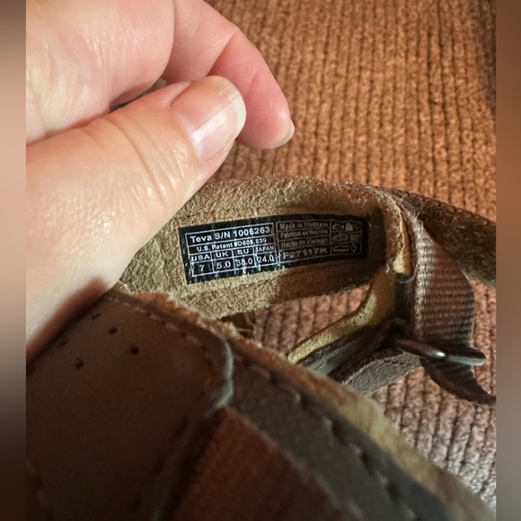 Teva Verra hiking sandal 7 grey gray taupe - Picture 16 of 16